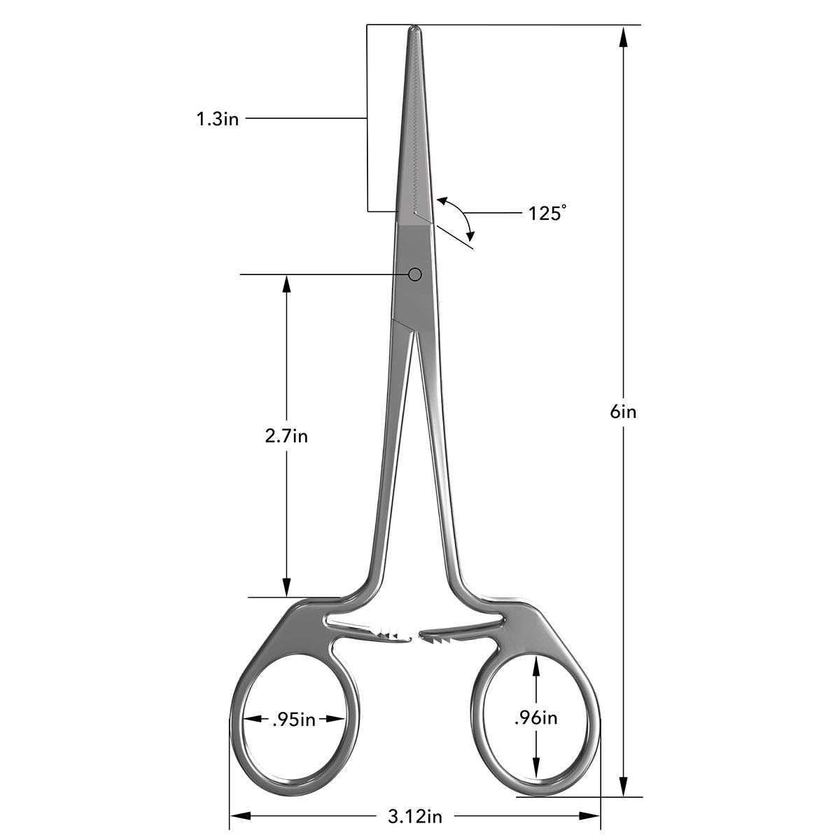 cutthroat gripper measurements